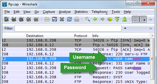 Wireshark Without VPN Username and Password