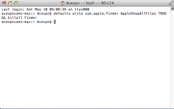 Copy Config Files to Configuration Folder