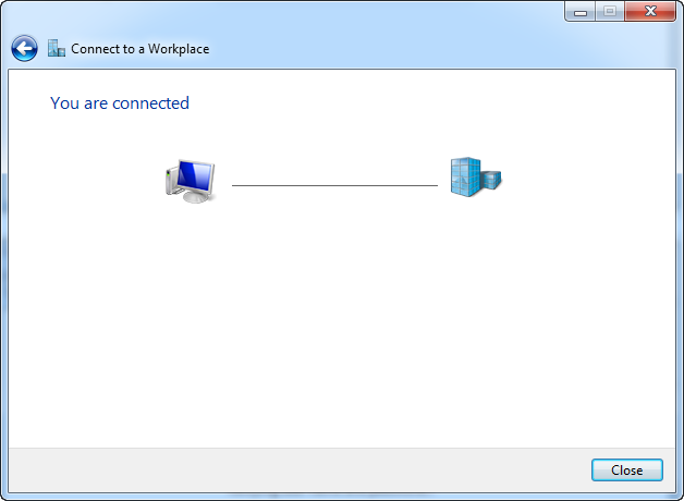 Step 7 - Ace PPTP VPN - Connected