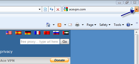 Selecting Google search provider for IE