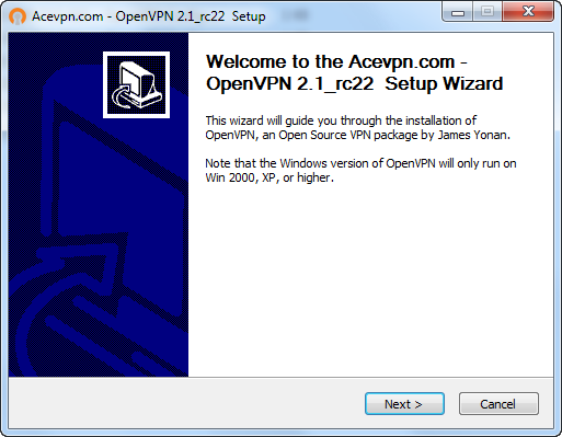 VPN Setup Wizard