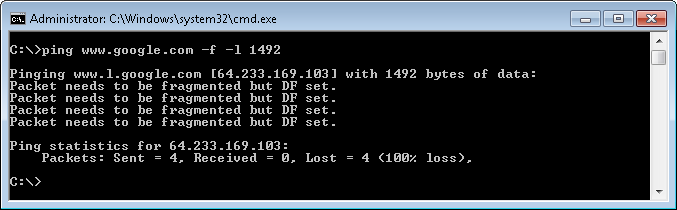 Test Fragmented Packets