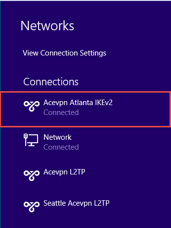 VPN Connected