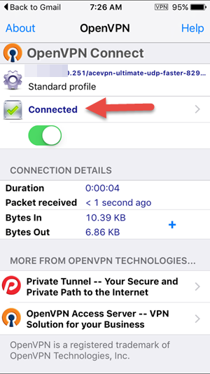 VPN Connected