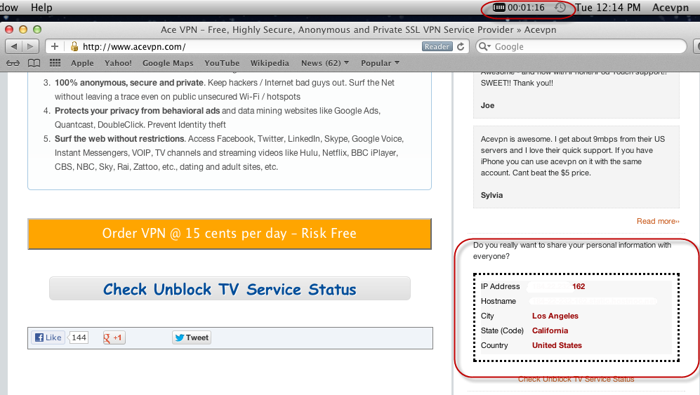 Mac L2TP VPN - Apply Settings and Test your setup