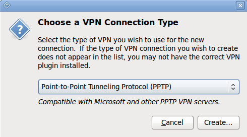 Choose VPN Connection Type