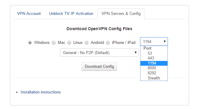 OpenVPN Config Manager